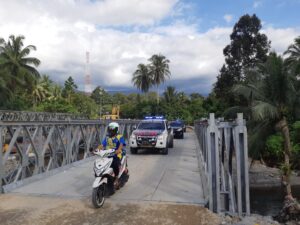 BPJN III Padang Rampungkan Pengerjaan Jembatan Panel Kedua Batang Kalu