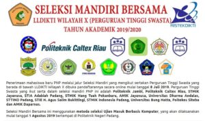 Kolaborasi PNP Padang – LLDIKTI Wilayah X – 13 PTS Gaet Mahasiswa Baru Jalur Mandiri