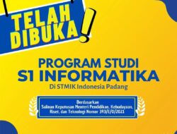 STMIK Indonesia Padang Resmi Membuka Prodi Baru S1 Informatika