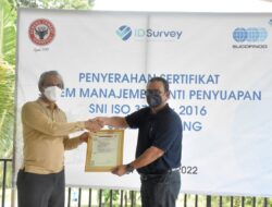 PT Semen Padang Peroleh Sertifikasi ISO 37001:2016 dari PT Sucofindo