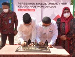 Dibangun Semen Padang, Masjid Jabal Thur Bukit Putus Diresmikan Dirut SP dan Walikota Padang