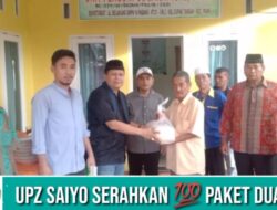 Irwan Basir  Hadiri Acara Penyerahan 100 Paket Sembako Dhuafa wa UPZ Saiyo Lembaga Sosial Meja Putih Pauh Padang.