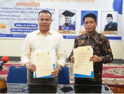 STMIK Indonesia Padang MoU Dengan MGBK SMA/SMK se Kota Padang Dalam Rangka Mensosialisasikan STMIK Indonesia Padang Kepada Guru BK