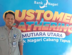 Bank Nagari Cabang Tapus Gelar Customer Gathering