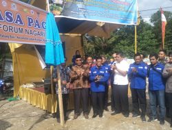 Semen Padang-KAN Luki Resmikan Pasar Pagi Forum Nagari Padang Besi