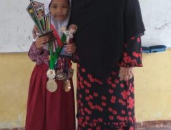 Najwa Pratiwi Taekwondoin Cilik Raih Emas di Kejuaraan Bupati Cup II