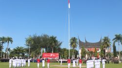 Paskibraka Sumbar di Apresiasi Kadispora Sumbar,  Usai Sukses Mengantar Merah Putih Ketiang Tertinggi Bendera