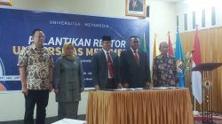 Masyhuri Hamidi Resmi Jabat Rektor Universitas Metamedia Pertama