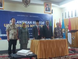Masyhuri Hamidi Resmi Jabat Rektor Universitas Metamedia Pertama