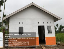 Progres Pembangunan Rumah Bantuan Gempa Malampah Hampir Tuntas