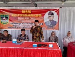 Tampung Aspirasi Masyarakat: Jasma Juni Reses Di Nagari Kasang,Kacamatan Batang Anai