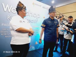 Menteri Sandiaga Uno Minta Pelaku Ekonomi Kreatif di Padang Pariaman Terus Berkembang 