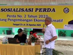 Lazuardi Erman Dorong Generasi Muda Matur Bangkitkan Ekonomi Kreatif Lewat Perda No. 2 Tahun 2023