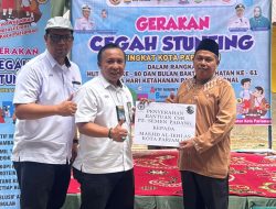 PT Semen Padang Serahkan 100 Sak Semen untuk Masjid Al Ikhlas di Pariaman
