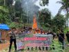 Kapolres Solok Selatan pimpin satgas illegal minning laksanakan razia tambang ilegal di sepanjang sungai Batanghari