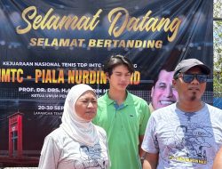 Kejurnas Tenis TDP IMTC-Piala Nurdin Halid Dimulai, Sekjen Pelti Berharap Petenis Tingkatkan Prestasi