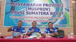 Konsolidasi Musprov PBVSI Sumbar, Epi Kampai jadi Pimpinan Sidang