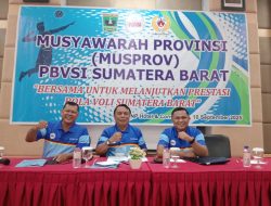 Konsolidasi Musprov PBVSI Sumbar, Epi Kampai jadi Pimpinan Sidang