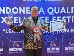 Berperan Penting Bangun Budaya Inovasi, Dirkeu PT Semen Padang Raih Quality Leadership Award