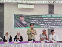 Bagas Panyusunan Nasution Ajak Masyarakat Talawi Bersatu Perangi Narkoba Lewat Sosialisasi Perda No. 9 Tahun 2018