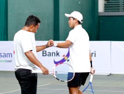 Petenis Kalsel dan Jateng Menembus Final Kejurnas Tenis Senior TDP Piala Kapolda Sumbar