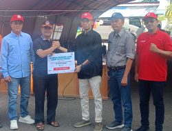 PT Semen Padang Salurkan 250 Zak Semen untuk Korban Angin Puting Beliung di Kota Solok