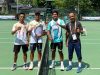 Tenis POPNas XVII, Tim Beregu Putra Sumbar Puas Diperempat Final