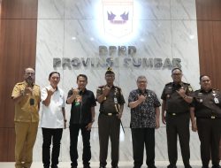 Ketua DPRD Sumbar Sambut Kajati Baru, Sepakat Perkuat Sinergi untuk Pembangunan Daerah