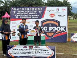Darrel Gibran Mahendra Top Score Sepakbola Mini KKG PJOK Cup III