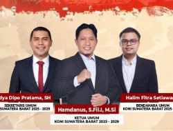 Trio Pimpinan KONI Sumbar Tegaskan Komitmen: Bonus Rp9 Miliar Jadi Bukti Janji kepada Atlet