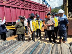 Kementerian PU Serahkan 260 Batang Pipa, IPA Perumda AM Padang Dikebut Pulih Pascabencana