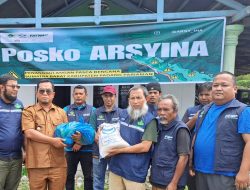 Gelar Aksi Peduli Bencana Sumbar, Arsyina didukung Karateka Lemkari Turun Bawa Bantuan