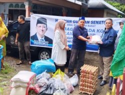 Libatkan Jejaring Muhammadiyah, Irman Gusman Salurkan Sembako untuk Warga Ulakan Terdampak Bencana