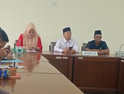 Pimpinan DPRD Kabupaten Pasaman Gelar Raker dengan Badan Keuangan Daerah, Dinas Kominfo dan Wartawan