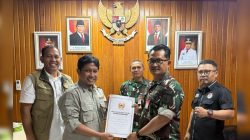 Kunjungi KONI Sumbar, Danlanud Sutan Sjahrir Siap All Out Dukung Porprov XVI 2026