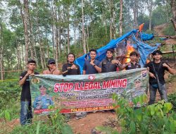 Satgas Anti Ilegal Mining Polres Solok Selatan Tutup Tambang Ilegal di KPGD