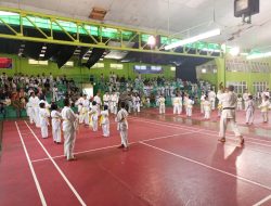 Ujian Kenaikan Sabuk Karateka Lemkari Kota Padang I/ 2026 Digelar di GOR PT Semen Padang