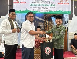 Safari Ramadan Pemprov Sumbar di Ring Satu Perusahaan, PT Semen Padang Salurkan Bantuan untuk Masjid Raya Limau Manis