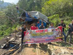 Satgas anti ilegal mining Polres Solok Selatan tutup tambang ilegal di KPGD