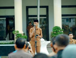 Pesan-Pesan Wabup Yulian Efi Pada Apel Gabungan ASN