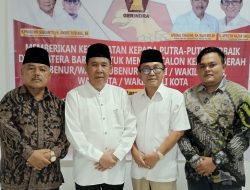 Partai Gerindra Pessel Terima Formulir Penjaringan Bacalon Bupati Bakri Maulan di Jumat Berkah