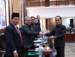 DPRD Sumbar Setujui Ranperda Perubahan Badan Hukum PT. Jamkrida dan Pemajuan Kebudayaan