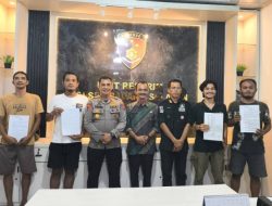 Aksi Premanisme di Pantai Air Manis Padang, Empat Pelaku Pungli Diamankan