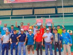Pasangan Aswari/Erizaldi dan Rafliansyah/Mulyadi Rebut Gelar Juara Turnamen Tenis PTBA Ke-44 di Sawahlunto