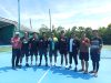 Dilepas Ketua Pelti Prof Syahrial, Tiga Petenis Sumbar Menuju Kejurnas Tidar Open 2025