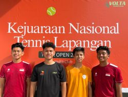 Sempat Lolos Babak Penyisihan Tunggal Putra, Petenis Sumbar Hadad Tertahan di Perempat Final, Althafi, Sultan dan Adwha Angkat Koper