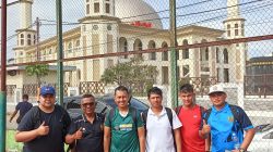 Tenis Klub Dragon, PTC dan Unicici serta Pengurus Pelti Sumbar Laga Persahabatan ke Solok