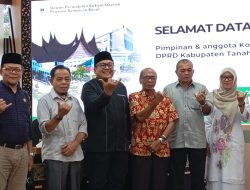 DPRD Sumbar Terima Kunjungan DPRD Tanah Datar, Bahas Krisis Ikan Bilih di Danau Singkarak