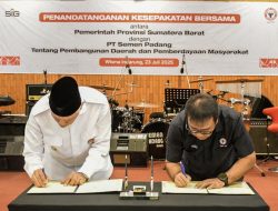 PT Semen Padang dan Pemprov Sumbar Teken Kesepakatan, Siap Dorong Energi Terbarukan