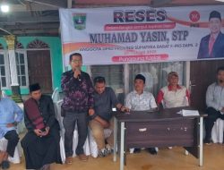 Ketua Bapemperda DPRD Sumbar, Muhammad Yasin Komit Dukung Aspirasi Petani dan Tokoh Masyarakat Lubuk Alung dalam Reses di Punggung Kasiak